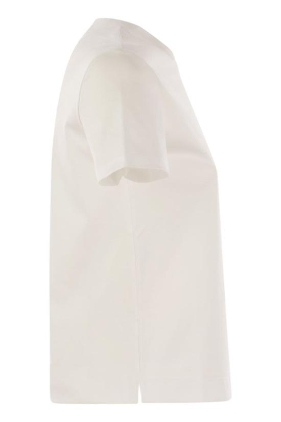 25SS 막스마라 반팔 티셔츠 2511971018600 001 WHITE - MAX MARA