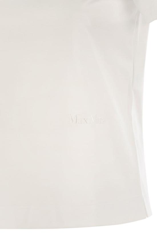 25SS 막스마라 반팔 티셔츠 2511971018600 001 WHITE - MAX MARA