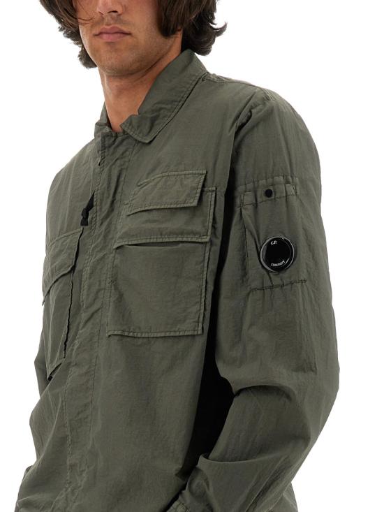 24FW 씨피 컴퍼니 긴팔 셔츠 17CMOS135A GREEN - C.P. COMPANY