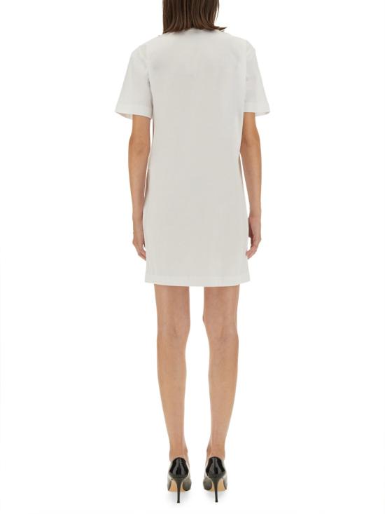 24FW 모스키노 미디 원피스 04435441 WHITE - MOSCHINO