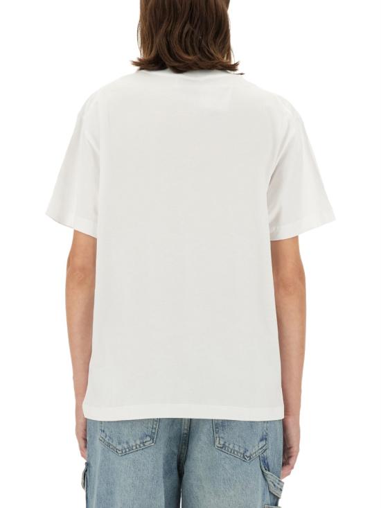 24FW 모스키노 반팔 티셔츠 07028733 WHITE - MOSCHINO