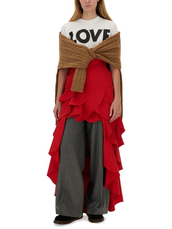  모스키노 반팔 티셔츠 0706544174X WHITE - MOSCHINO