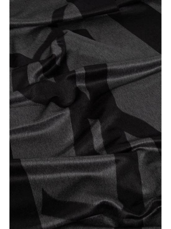 26FW 생로랑 실크 자카드 캐시미어 스카프 7948613Y009 1261 GREY - SAINT LAURENT