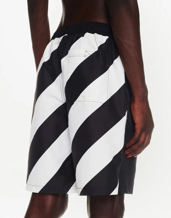 오프화이트 스윔팬츠 OMFD008S23FAB0011001 BLACK - OFF WHITE
