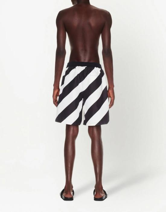  오프화이트 스윔팬츠 OMFD008S23FAB0011001 BLACK - OFF WHITE