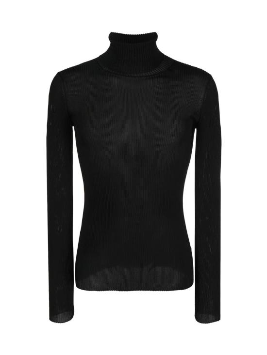  오프화이트 터틀넥 OMHF041F22KNI0011010 BLACK