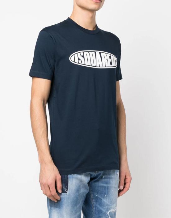  디스퀘어드2 반팔 티셔츠 S74GD1097S23009478 BLUE - DSQUARED2
