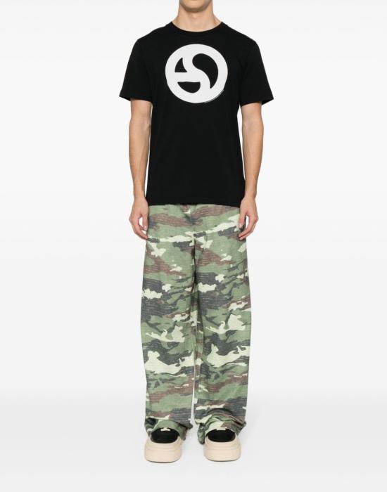 24FW 아크네 스튜디오 반팔 티셔츠 CL0265900 BLACK - ACNE STUDIOS