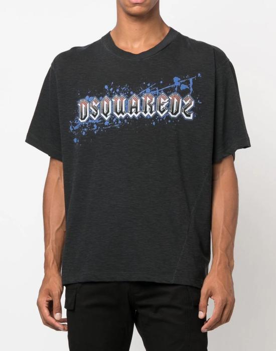  디스퀘어드2 반팔 티셔츠 S74GD1065S22146814 GREY - DSQUARED2