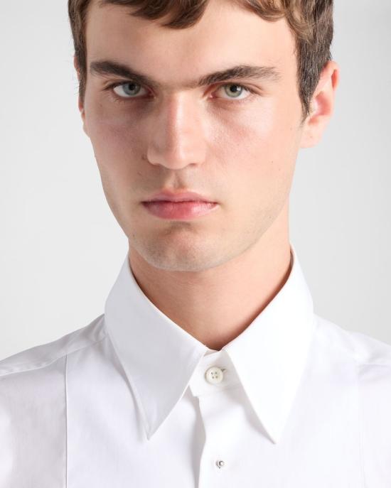 25SS 프라다 긴팔 셔츠 UCN58211AQ WHITE - PRADA