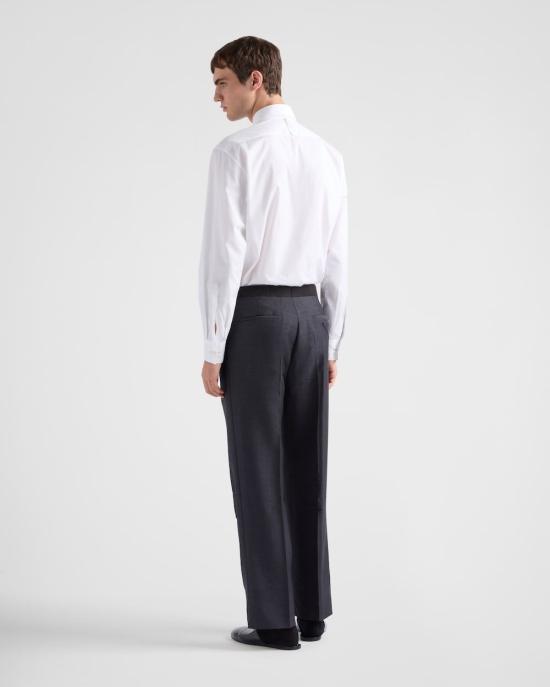 25SS 프라다 긴팔 셔츠 UCN58211AQ WHITE - PRADA