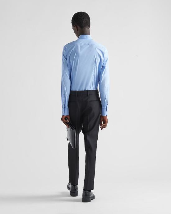 25SS 프라다 긴팔 셔츠 UCM60810HT CIELO - PRADA