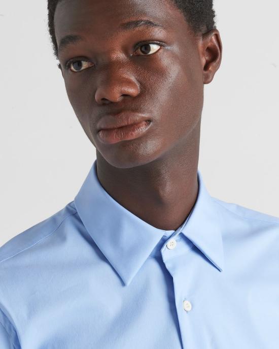 25SS 프라다 긴팔 셔츠 UCM60810HT CIELO - PRADA