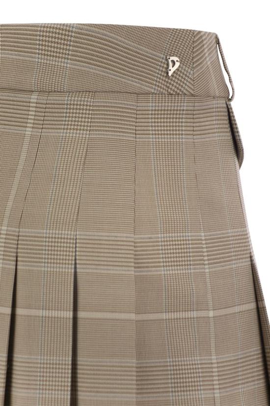  돈답 숏 스커트 G574QS0164DXXX 020 BEIGE - DONDUP