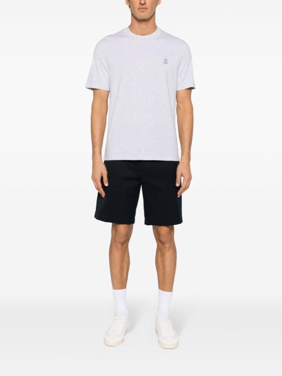 25SS 브루넬로 쿠치넬리 숏팬츠 M252DU0010 C2517 NAVY - BRUNELLO CUCINELLI