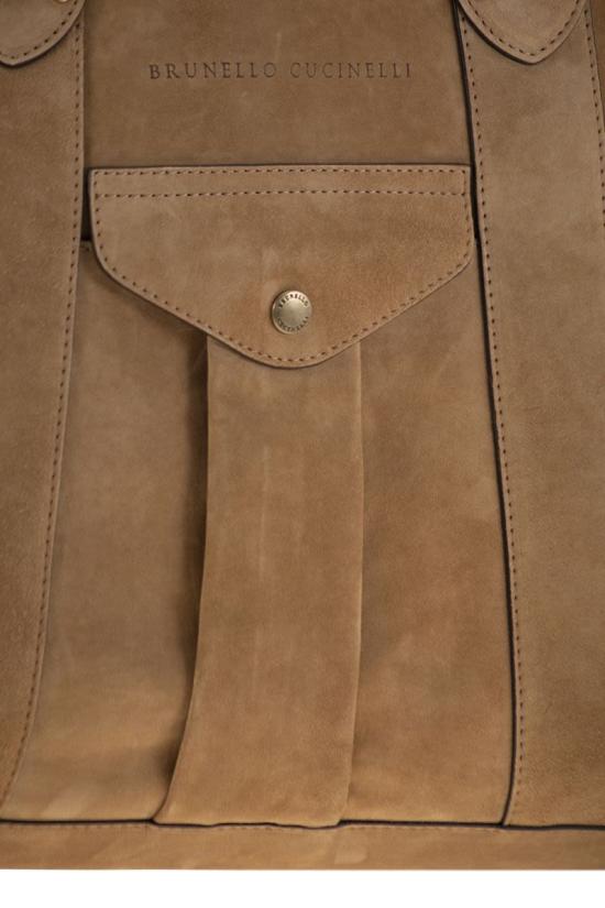  브루넬로 쿠치넬리 토트백 MBWTU394 C2683 COGNAC - BRUNELLO CUCINELLI