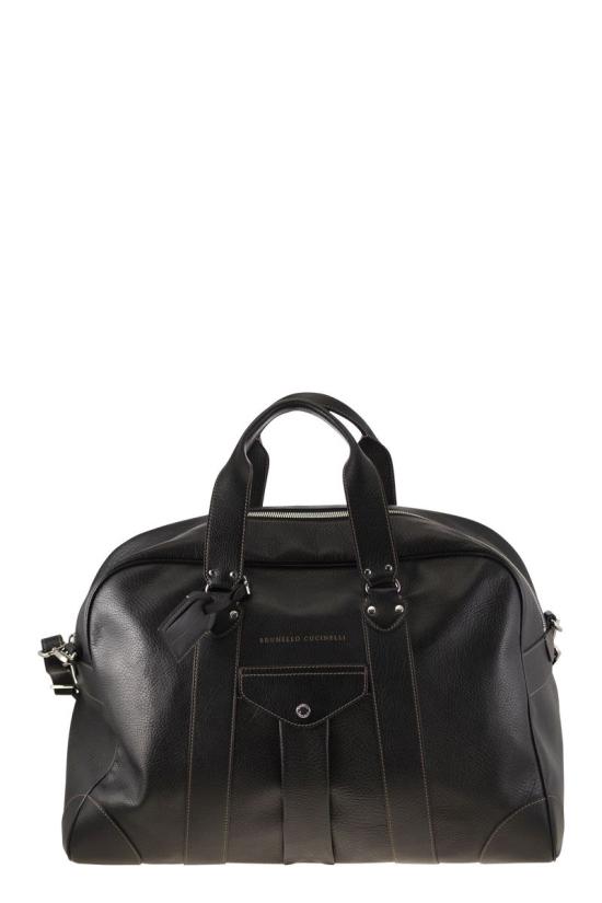  브루넬로 쿠치넬리 더플백 MBZIBU394 C101 BLACK