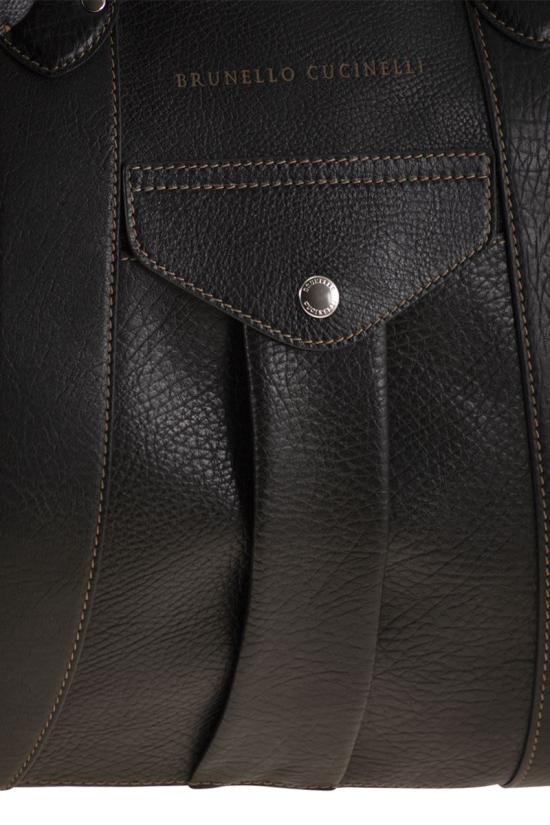  브루넬로 쿠치넬리 더플백 MBZIBU394 C101 BLACK - BRUNELLO CUCINELLI