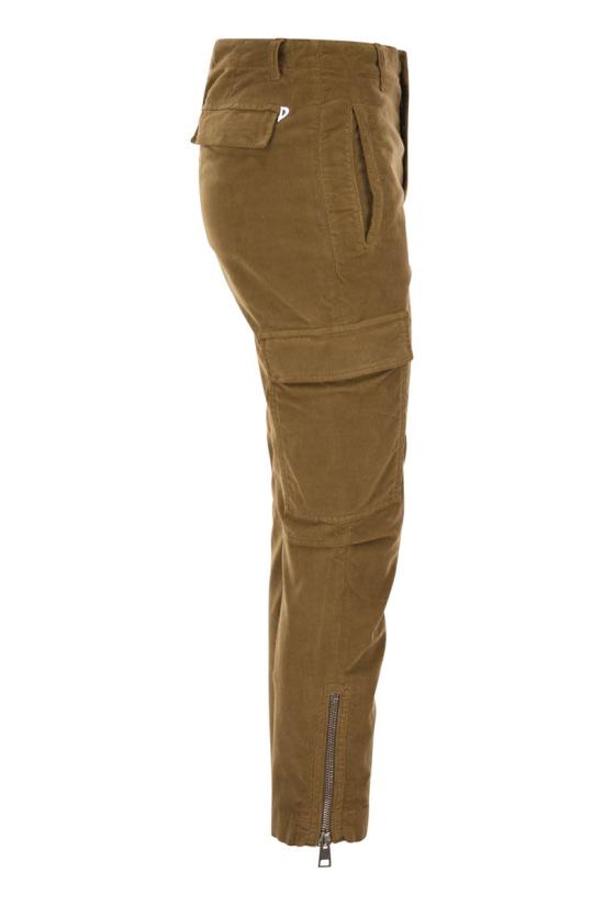  돈답 스트레이트 팬츠 DP731VS0030DBM5 033 BROWN - DONDUP