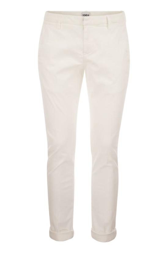  돈답 스트레이트 팬츠 UP235GSE043UPTD 017 WHITE