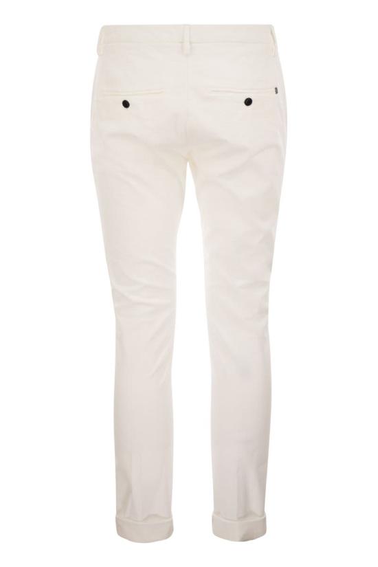  돈답 스트레이트 팬츠 UP235GSE043UPTD 017 WHITE - DONDUP
