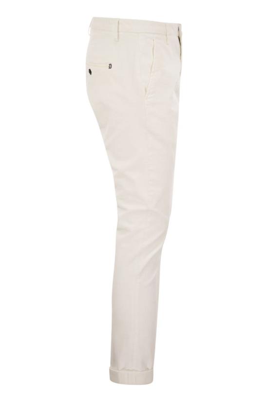  돈답 스트레이트 팬츠 UP235GSE043UPTD 017 WHITE - DONDUP