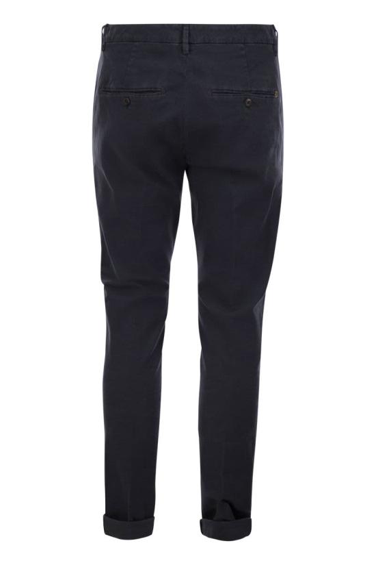  돈답 스트레이트 팬츠 UP235GSE043UPTD 890 BLACK - DONDUP