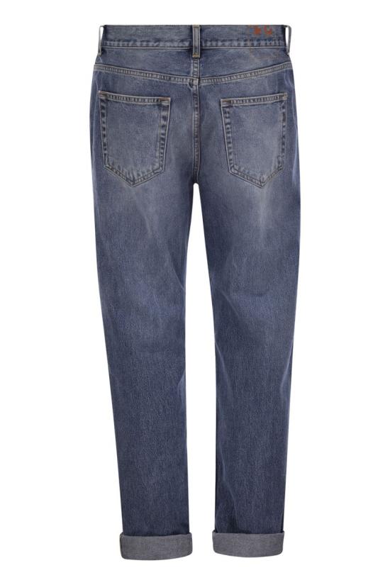  돈답 스트레이트 팬츠 UP656DF0282UHX4 800 MEDIUM DENIM - DONDUP