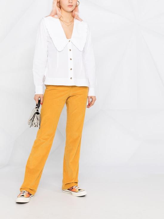  가니 블라우스 F5778 WHITE - GANNI