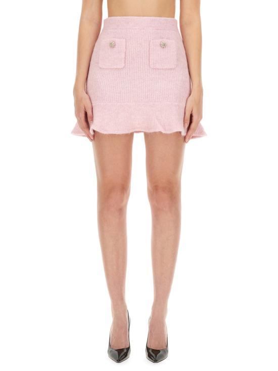  셀프 포트레이트 숏 스커트 PF24146SKP PINK