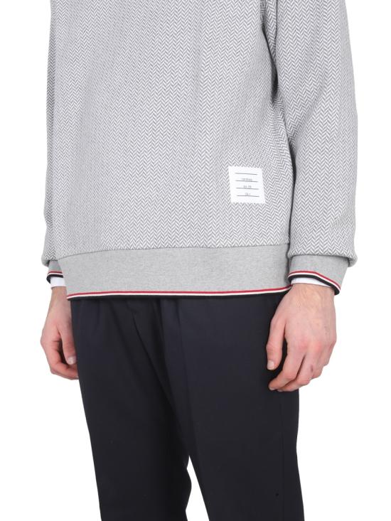  톰브라운 스웨터 MJT355A GREY - THOM BROWNE