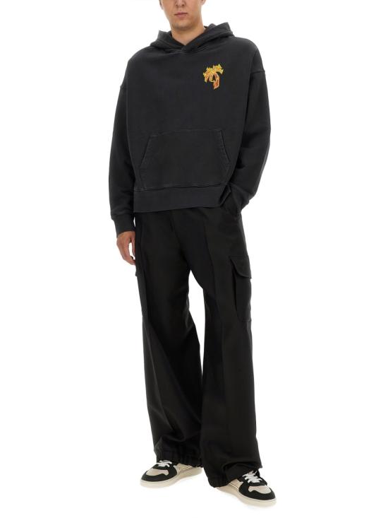 24FW 팜앤젤스 후드 티셔츠 PMBB058 BLACK - PALM ANGELS