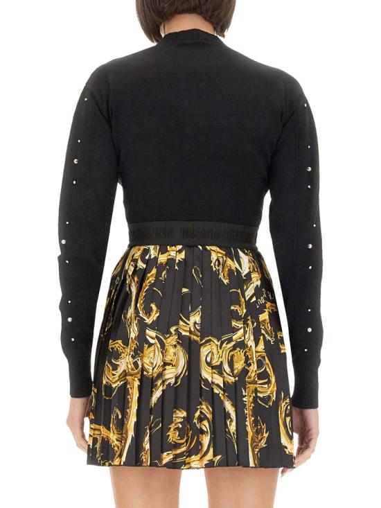 24FW 베르사체 스웨터 77HAFM30 BLACK - VERSACE