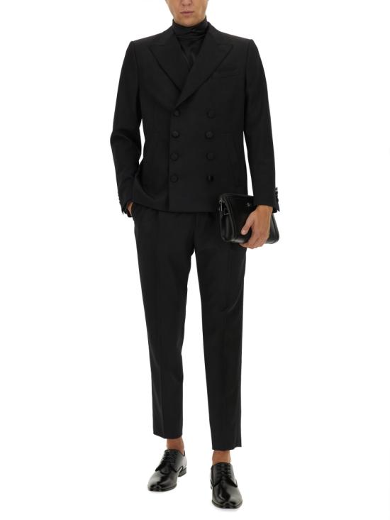  돌체앤가바나 스트레이트 팬츠 GP0F2T BLACK - DOLCE & GABBANA