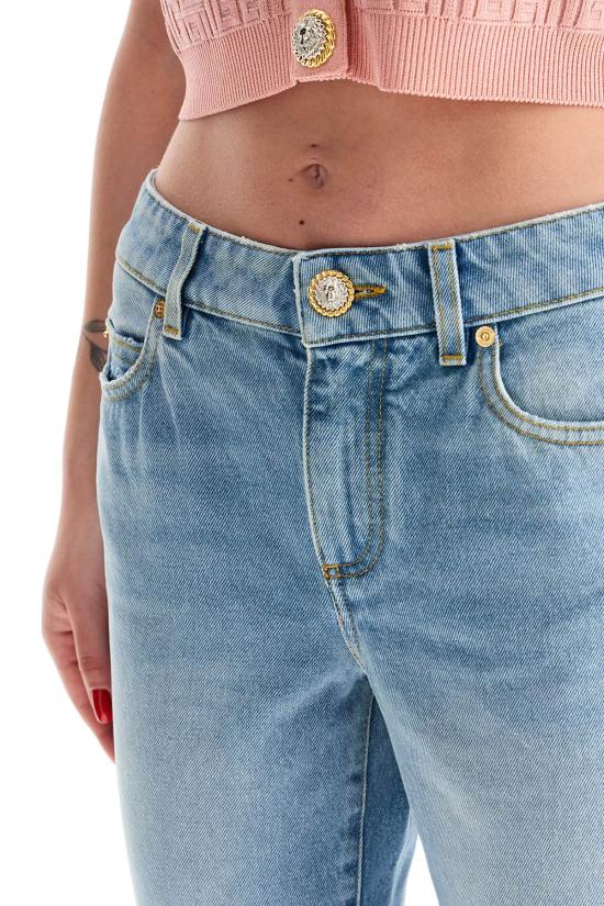  발망 스트레이트 팬츠 DF1MJ130DE53 DENIM - BALMAIN