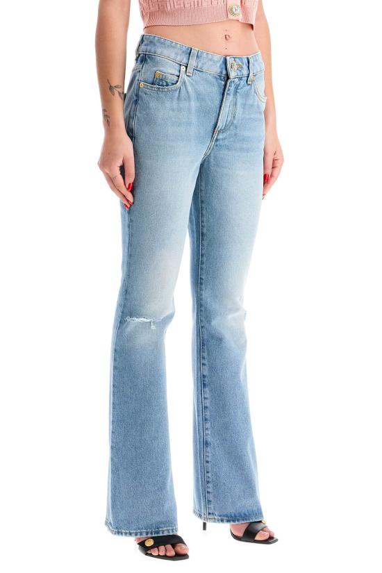  발망 스트레이트 팬츠 DF1MJ130DE53 DENIM - BALMAIN