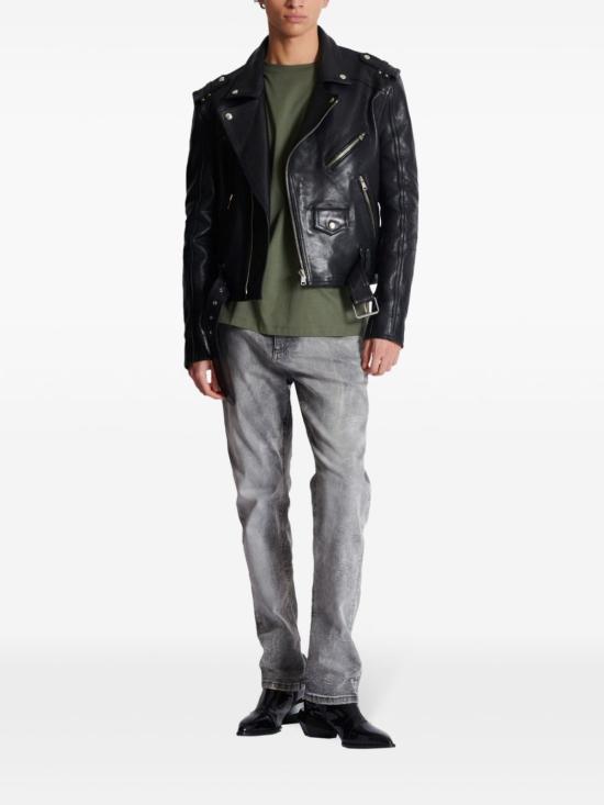  발망 스트레이트 팬츠 DH1MI043DE73 GREY - BALMAIN