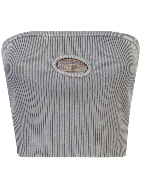 24FW 디젤 민소매 티셔츠 A16270 GREY