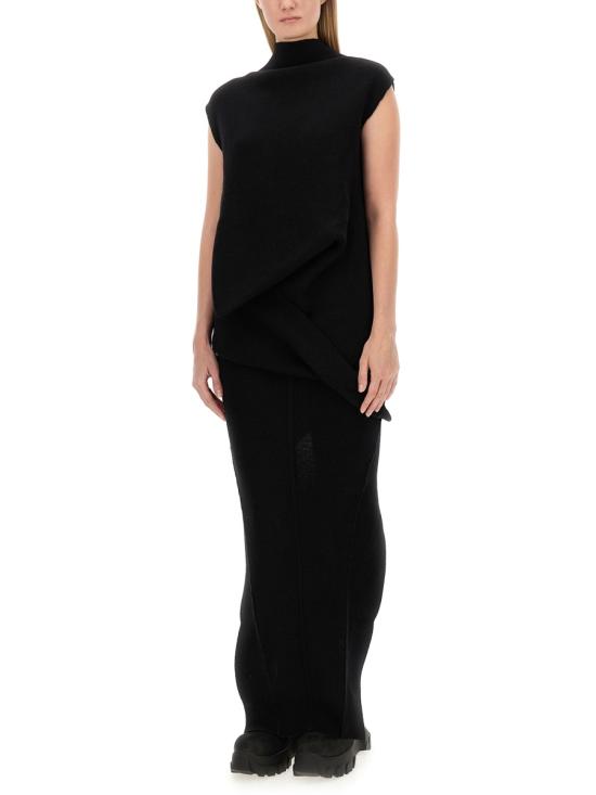  릭 오웬스 반팔 티셔츠 RP02D3681 BLACK - RICK OWENS