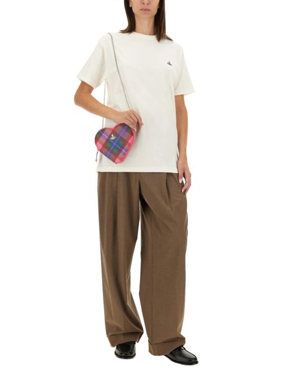 24FW 비비안웨스트우드 반팔 티셔츠 3G010013 WHITE - VIVIENNE WESTWOOD