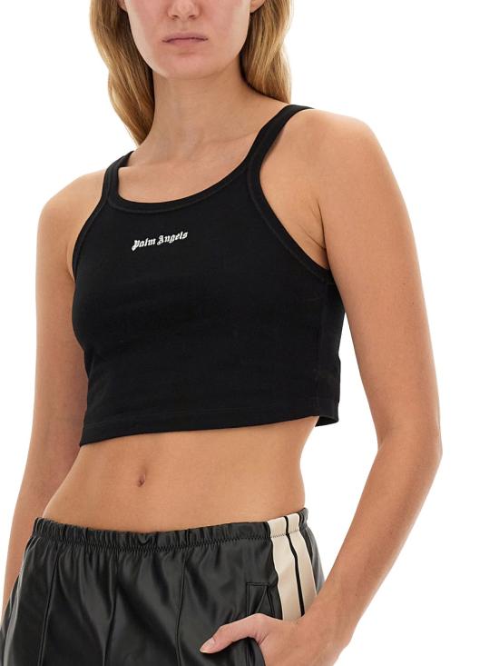 24FW 팜앤젤스 민소매 티셔츠 PWAD060 BLACK - PALM ANGELS