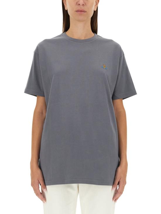 24FW 비비안웨스트우드 반팔 티셔츠 3G010013 GREY