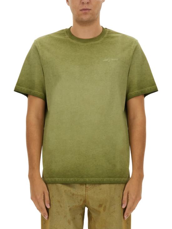 24FW 엠에스지엠 반팔 티셔츠 3740MM100 GREEN