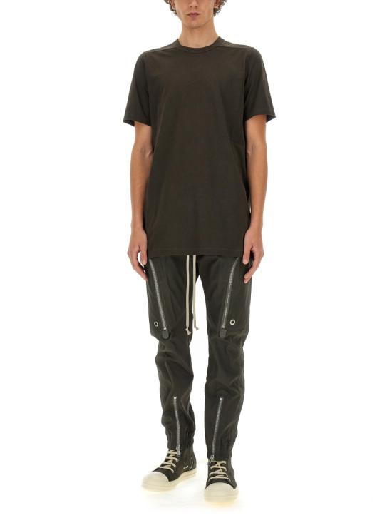  릭 오웬스 반팔 티셔츠 RU02D6264 BROWN - RICK OWENS