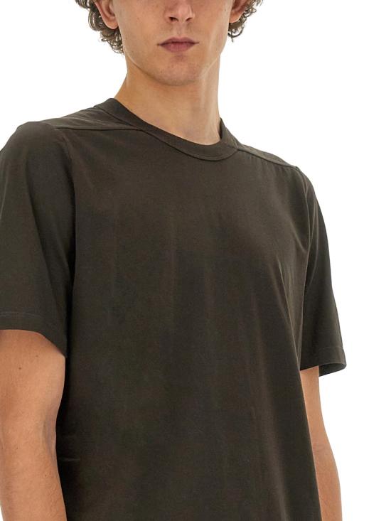  릭 오웬스 반팔 티셔츠 RU02D6264 BROWN - RICK OWENS