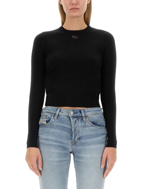 24FW 디젤 긴팔 티셔츠 A13013 BLACK