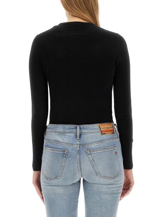 24FW 디젤 긴팔 티셔츠 A13013 BLACK - DIESEL