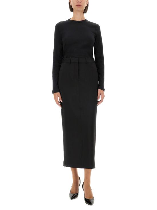  헬무트랭 긴팔 티셔츠 O06HW507 BLACK - HELMUT LANG