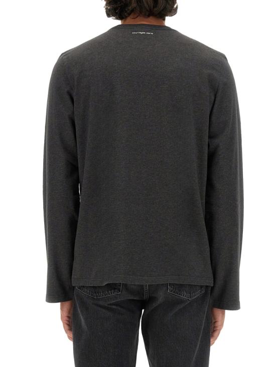  쿠레쥬 긴팔 티셔츠 324JTS092 BLACK - COURREGES