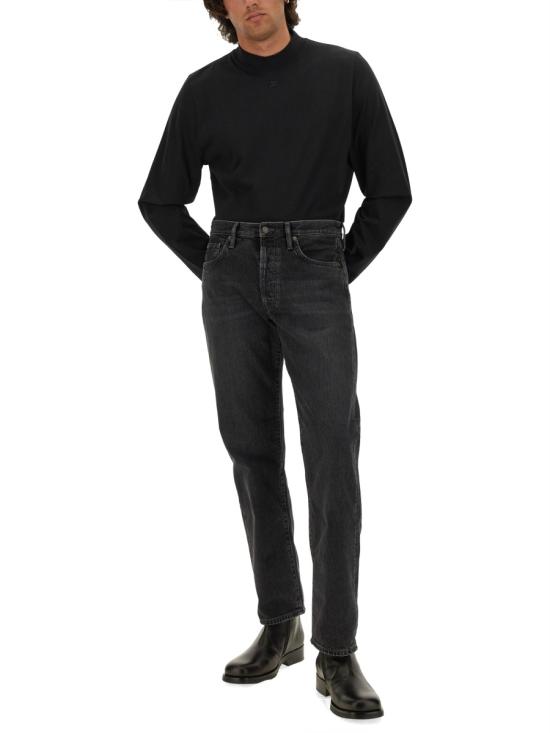  쿠레쥬 긴팔 티셔츠 324JTS152 BLACK - COURREGES
